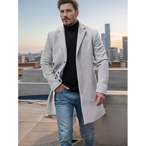 Orlo | Manteau Chaud Décontracté Pour Homme | Long