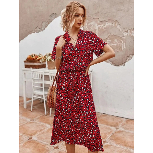 Danaila | Robe De Style Bohème Vintage Pour Femme | Midi