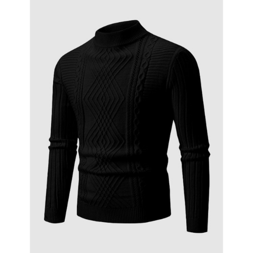 Xzayvion | Pull Slim Fit Pour Homme | Motif Géométrique