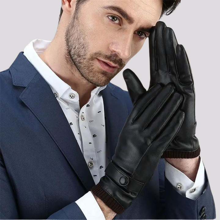 Nigel | Gants D'hiver Pour Hommes | Noir