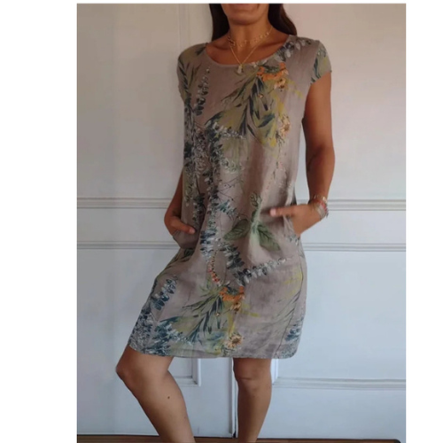 Karen | Robe Fleurie D'été Pour Femme | Mini