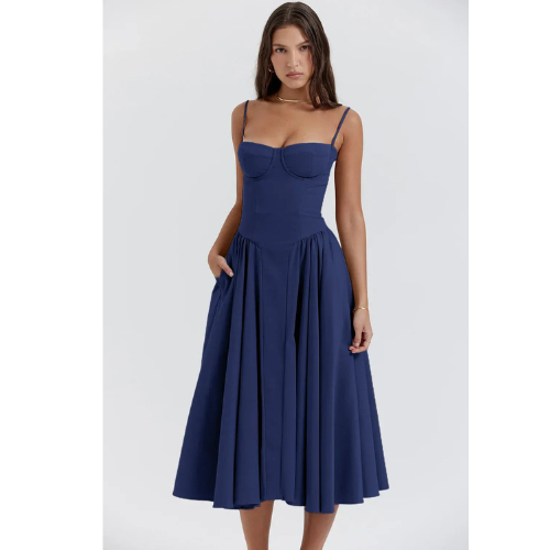 Ilana | Robe D'été Tube Chic Pour Femme | Midi