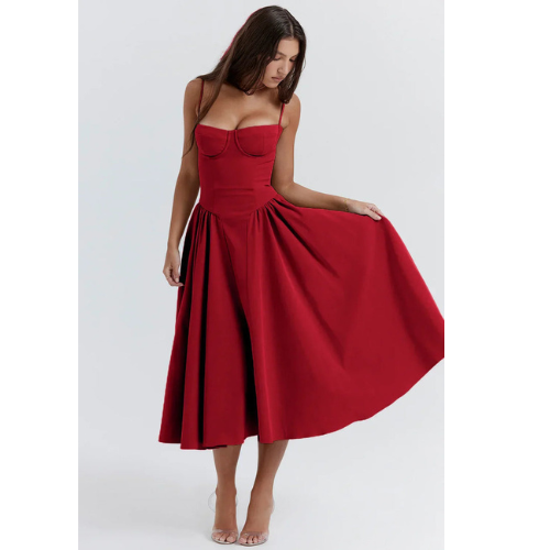 Ilana | Robe D'été Tube Chic Pour Femme | Midi