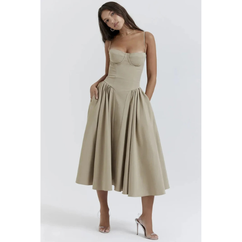 Ilana | Robe D'été Tube Chic Pour Femme | Midi