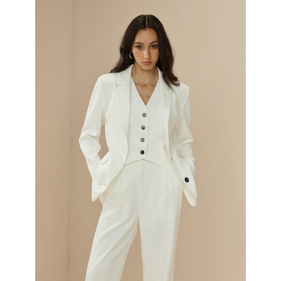 Blazer blanc pour femmes