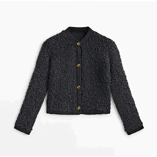 Elizabeth | Cardigan Court Pour Femme | Boutonné