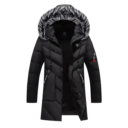 James | Homme Hiver Capuche Puffer Parka Veste | Chaud