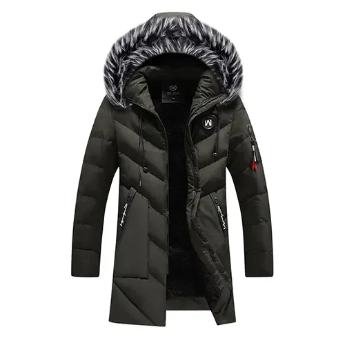 James | Homme Hiver Capuche Puffer Parka Veste | Chaud