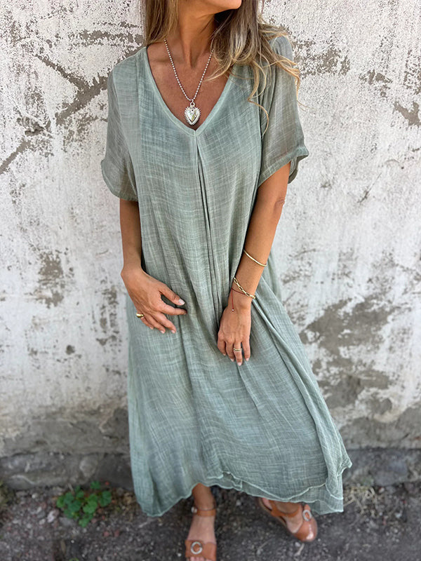 Beryl | Robe Chemise D'été Oversize Pour Femme | Maxi