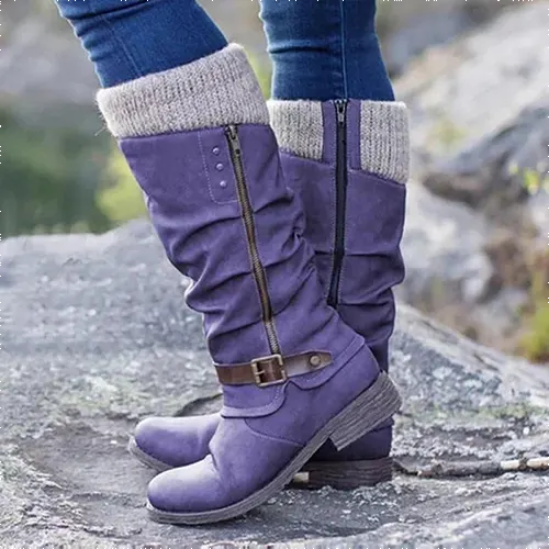 Darcie | Bottes Hautes Zippées Pour Femmes | Hiver