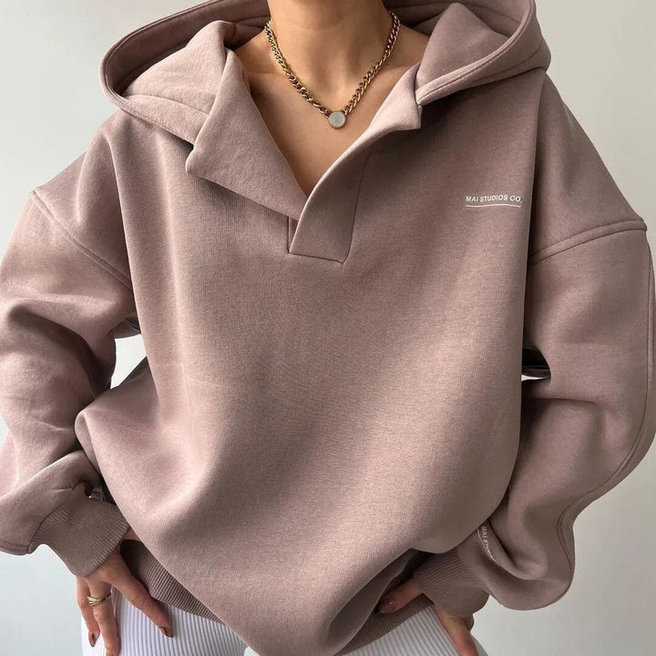 Dixie | Sweat À Capuche Chaud D'hiver Pour Femme | Surdimensionné