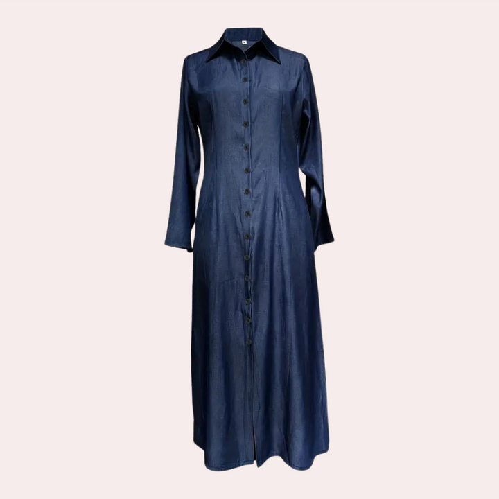 Dulce | Robe D'été Boutonnée Pour Femme | Maxi