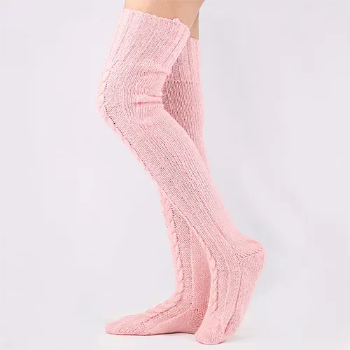 Estelle | Chaussettes Hautes Tricotées Pour Femmes | Chaudes