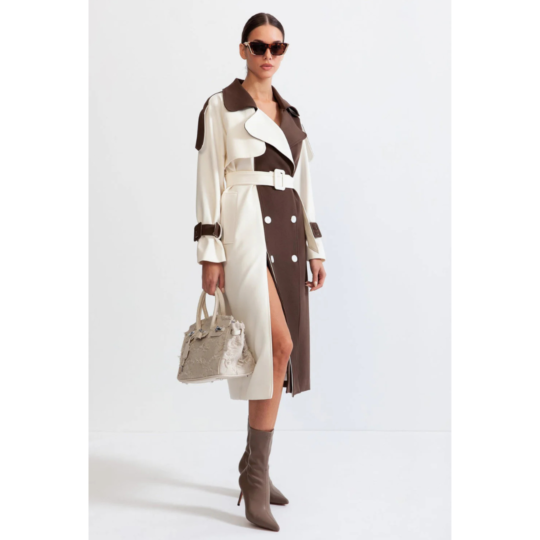 Imani | Trench Coat Confortable Pour Femme | Ceinture