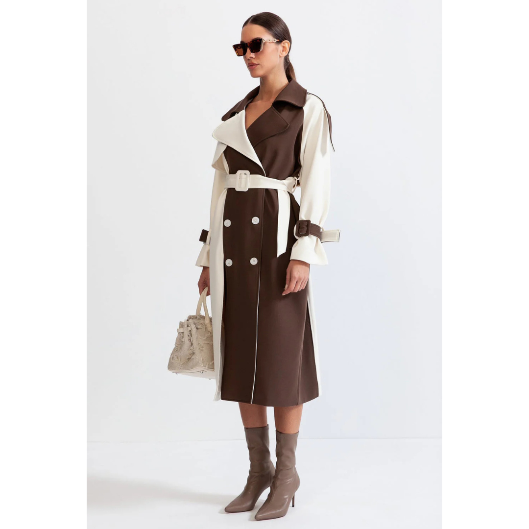 Imani | Trench Coat Confortable Pour Femme | Ceinture