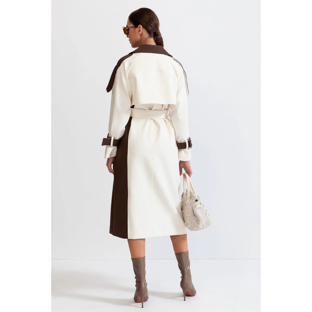 Imani | Trench Coat Confortable Pour Femme | Ceinture