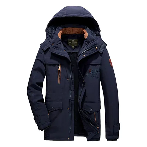 William | Homme Hiver Classique Capuche Veste | Chaud