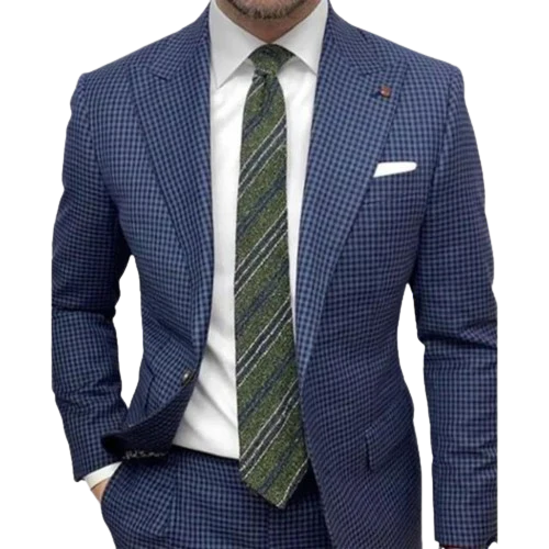 Noble | Blazer Habillé Pour Homme | Plaid