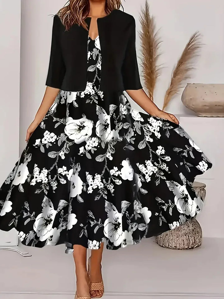 Christalyn | Robe Élégante Pour Invitée De Mariage Pour Femme | Midi