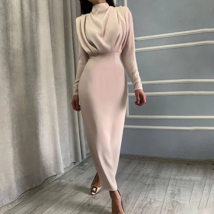 Sheila | Superbe Robe De Soirée À Manches Longues Pour Femme | Maxi