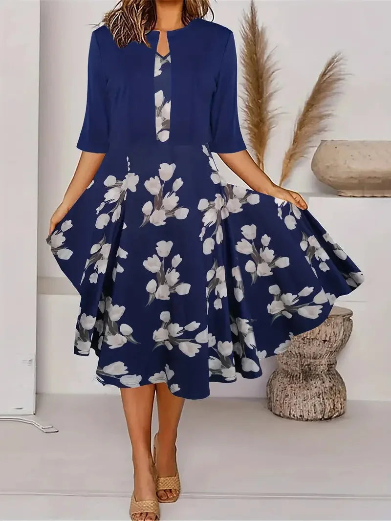 Christalyn | Robe Élégante Pour Invitée De Mariage Pour Femme | Midi