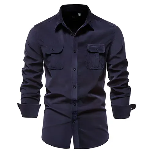 Tiberius | Chemise Boutonnée Pour Homme | Manches Longues