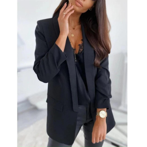 Vienne | Blazer Long Formel Pour Femme | Travail