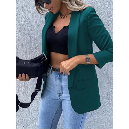 Vienne | Blazer Long Formel Pour Femme | Travail