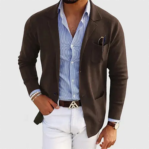 Xandros | Blazer À Manches Longues Pour Homme | Chaud