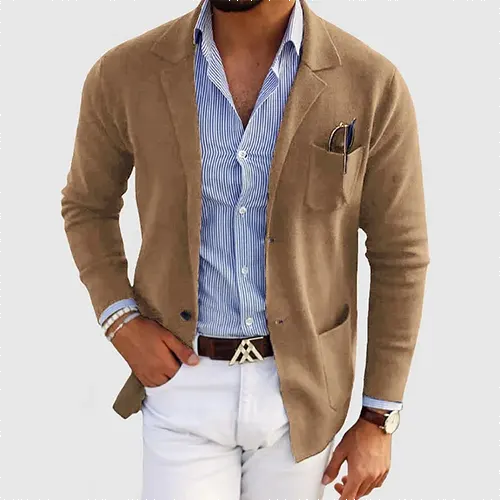 Xandros | Blazer À Manches Longues Pour Homme | Chaud